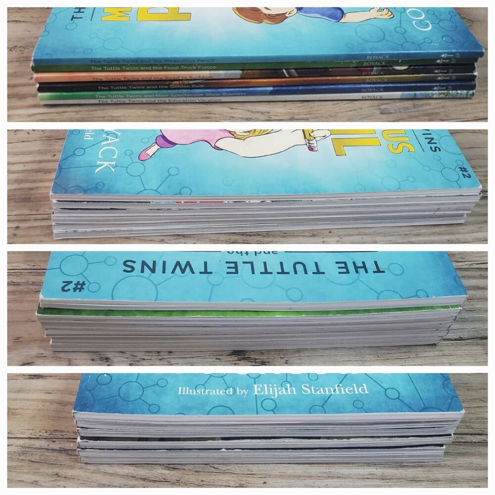 The Tuttle Twins Connor Boyack Books (Lot of 6) Books 2, 4-6, 8, 10 Homeschool - Picture 3 of 11